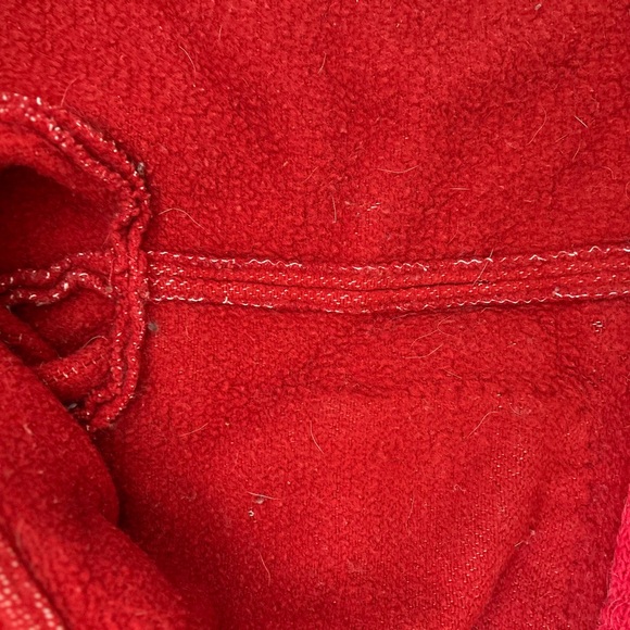 Vintage 80’s wool shawl collared jacket with crewel embroidery & blanket stitch - Picture 13 of 14